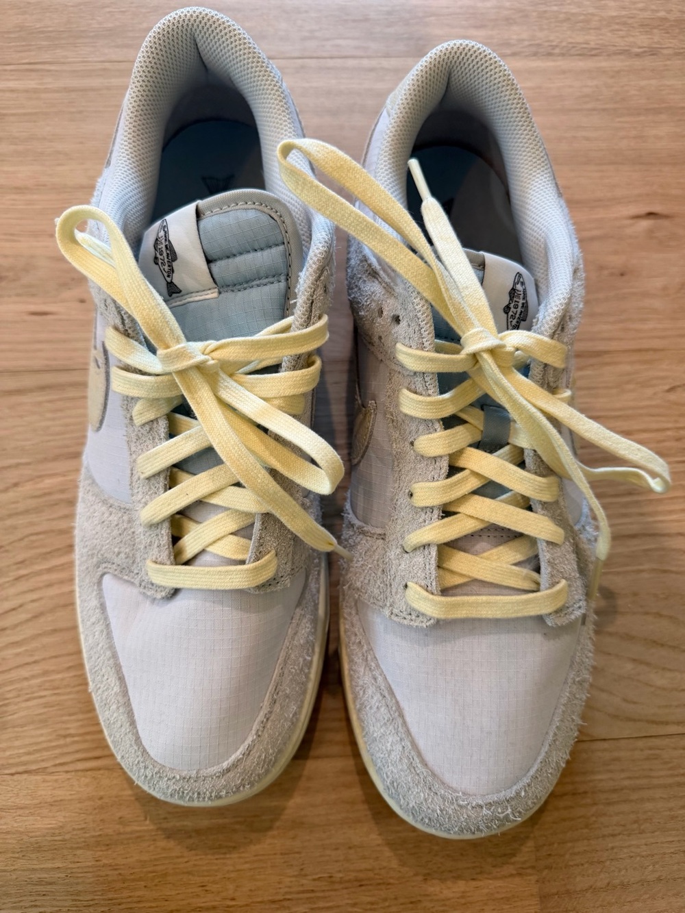 Nike Dunk Low SE “Gone Fishing” Cream Suede Sneakers Men’s 11
